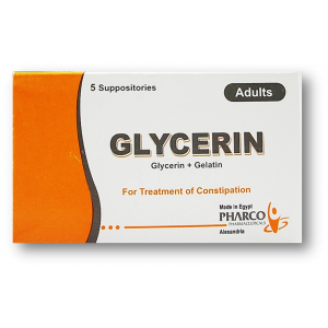 GLYCERIN ADULTS ( GELATIN 0.32 G + GLYCERIN 1.40 G ) PHARCO 5 SUPPOSITORIES